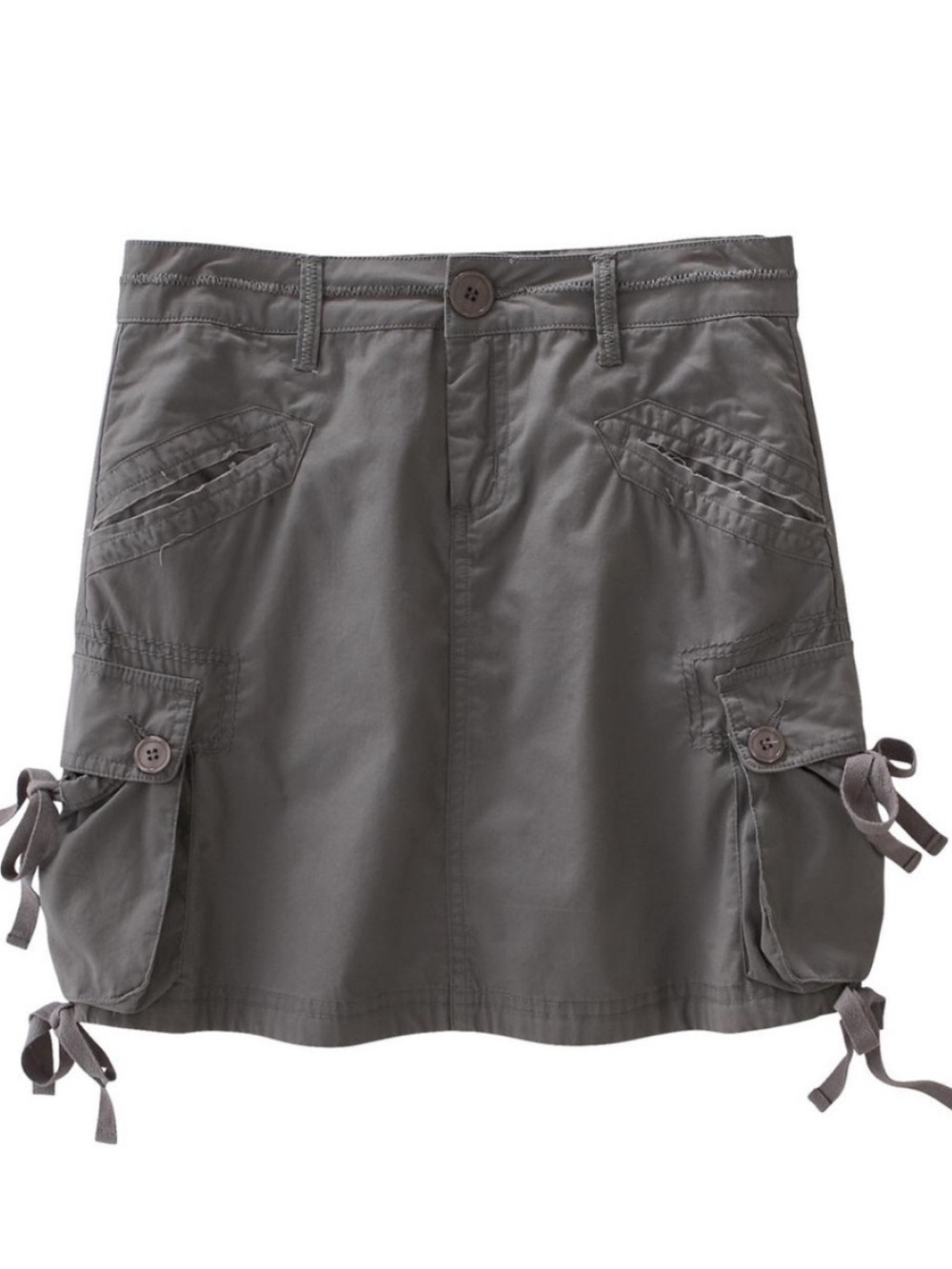 Prana Gray Mini Skirt - Picture 1 of 8